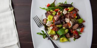 DNA and vegetables - salad